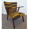 Danish Leaning Chair Pierre Frey Fabric